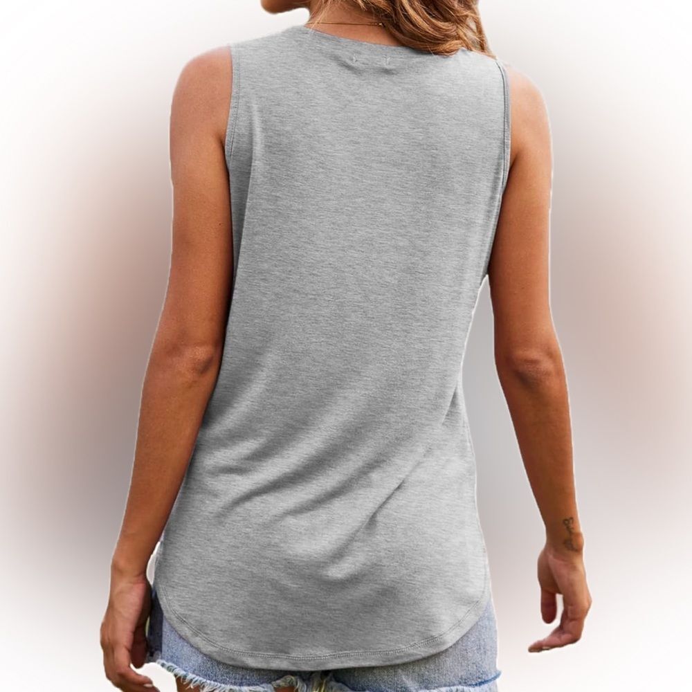 Hount Tank Top Gray Sz Small